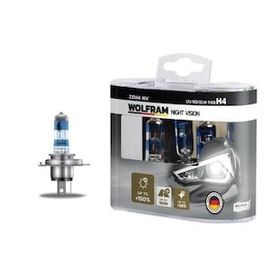 Wolfram 12 V H4 60 / 55 P43t Night Vision Beyaz 22144 Nv Ampul