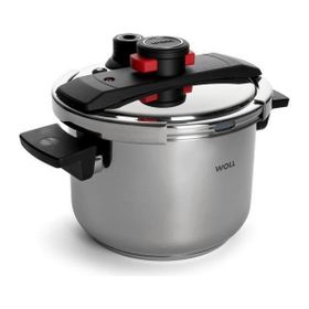 Woll Concept Pro 6 lt Siyah Çelik Düdüklü Tencere