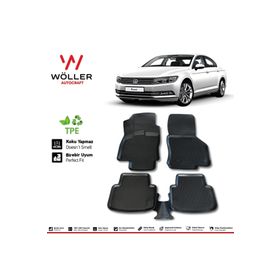 Wöller 2015-2022 Volkswagen Passat B8.5 B8 3D Havuzlu Paspas