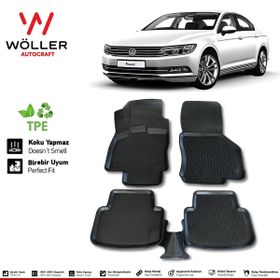 Wöller 2015-2022 Volkswagen Passat B8.5 B8 3D Havuzlu Paspas