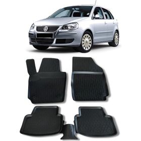 Wöller Volkswagen Polo 2002-2009 Arası Siyah 3D Havuzlu Paspas