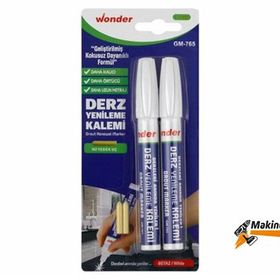 Wonder GM-765 2'li Beyaz Derz Kalemi