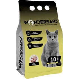 Wondersand Çiçek Kokulu İnce Tane Topaklanan 10 lt Kedi Kumu