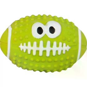 Wonpet Latex Rugby Top Yeşil 10 cm Köpek Oyuncağı
