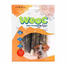 Wooc 80 gr Balık Derisi Sargılı Sütlü Çubuk Köpek Ödül Maması