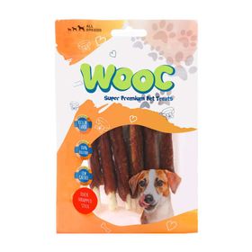 Wooc Duck Bleached Rawhide Stick Ördek Etli 80 gr Köpek Ödülü