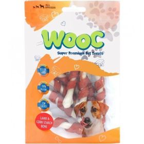 Wooc Kuzu Eti Sargılı Kalsiyumlu Kemik 80 gr Köpek Ödül Maması