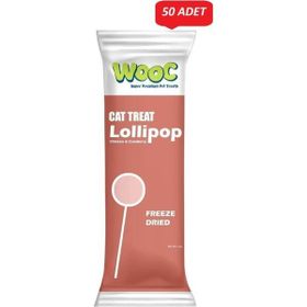 Wooc Lollipop Tavuk ve Kızılcıklı 50x1.4 gr Kedi Ödül Maması