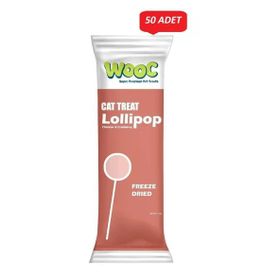 Wooc Lollipop Tavuk ve Kızılcıklı 50x1.4 gr Kedi Ödül Maması