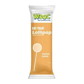 Wooc Tavuk Balkabak Aromalı Dondurularak Kurutulmuş 1.4 gr Kedi Ödülü Lolipop