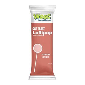 Wooc Tavuk Kızılcık Aromalı Dondurularak Kurutulmuş 1.4 gr Kedi Ödülü Lolipop