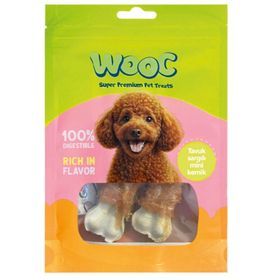 Wooc Tavuk Sargılı Mini 75 gr Kemik Köpek Ödülü