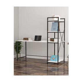 Wood House Asya Beyaz Çalışma Masası