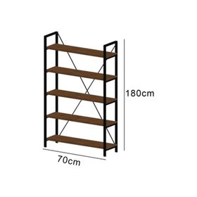 Wood House Deniz 5 Raflı Kitaplık