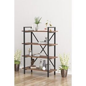 Wood House Işıl Ceviz Kitaplık