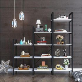 Wood House Kardelen Merdiven Beyaz Kitaplık