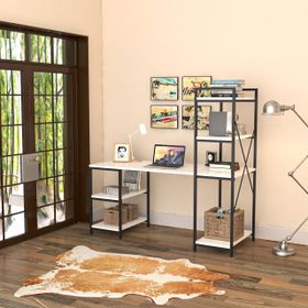 Wood House Mila Beyaz Çalışma Masası