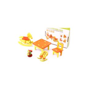 Wooden Toys 3D Ahşap Maket Çocuk Bahçesi Takımı Oyuncak