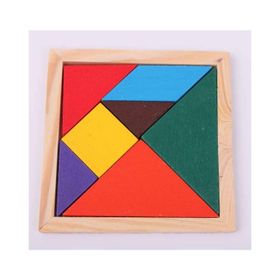 Wooden Toys Ahşap Renkli Oyuncak Tangram