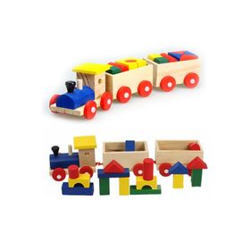 Wooden Toys Building Block Vehicles