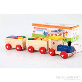 Wooden Toys Building Block Vehicles