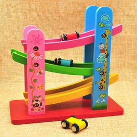 Wooden Toys Miniature Speeding Car
