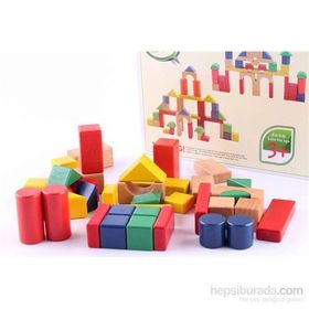 Wooden Toys Wooden Big Building Blocks Oyuncak