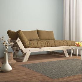 Woodesk Adalar Natural Renk Masif Ahşap Camel Kanepe