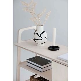 Woodesk CPT4653-120 Rovere Masif Ahşap 120x90 CM Beyaz Renk Dolap