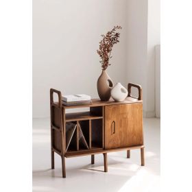 Woodesk Cpt4679-100 Eleganza Masif Ahşap 100x90 cm Tik Renk Dolap