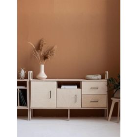 Woodesk Cpt4697-140 Vetta Masif Ahşap 140x90 cm Natural Renk Dolap
