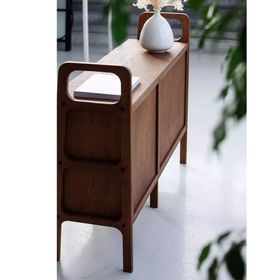 Woodesk Cpt4699-120 Valle Masif Ahşap 120x90 cm Tik Renk Dolap
