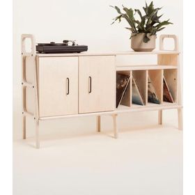 Woodesk Cpt4702-140 Vetro Masif Ahşap 140x90 cm Naturel Renk Dolap
