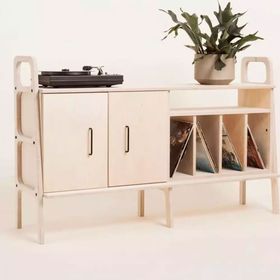 Woodesk Cpt4702-140 Vetro Masif Ahşap 140x90 cm Naturel Renk Dolap