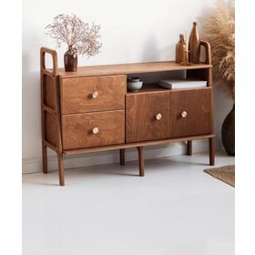 Woodesk Cpt4708-120 Destino Masif Ahşap120x90 cm Natural Renk Dolap