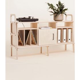 Woodesk Cpt4711-170 Mare Masif Ahşap 140x90 cm Naturel Renk Dolap