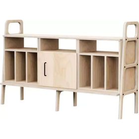 Woodesk Cpt4711-170 Mare Masif Ahşap 140x90 cm Naturel Renk Dolap