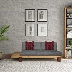 Woodesk CPT8302-200 Arin Masif Natural-Gri Renk Sedir