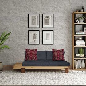 Woodesk CPT8374-200 Arin Masif Natural-Lacivert Renk Sedir