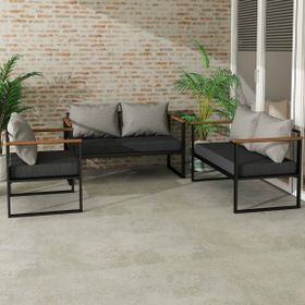 Woodesk Nature 2+2+1 Bahçe Takımı