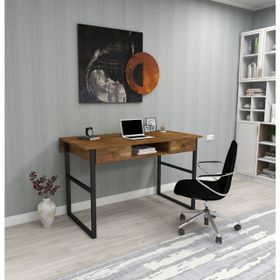 Woodface Allen Doğal Ahşap Ceviz Çalışma Masası