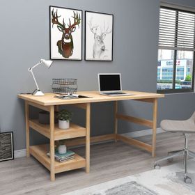 Woodface Cıty Doğal Ahşap Çalışma Masası