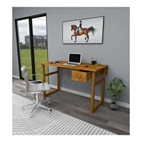 Woodface Dream Doğal Ahşap Meşe Çalışma Masası