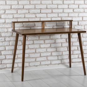 Woodface Kelly Ceviz Doğal Ahşap Çalışma Masası