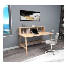 Woodface Lucy Doğal Ahşap Çalışma Masası