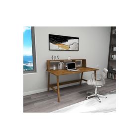 Woodface Lucy Doğal Ahşap Çalışma Masası