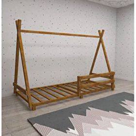 Woodface Panda Ahşap Montessori Meşe Karyola
