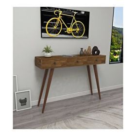 Woodface Rolls Doğal Ceviz Ahşap Dresuar