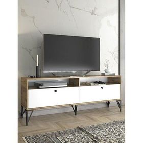 Wood'n Love Astreo 160 cm Beyaz-Siyah Tv Ünitesi