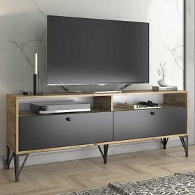 Wood'n Love Astreo 160 cm Siyah-Siyah Tv Ünitesi
